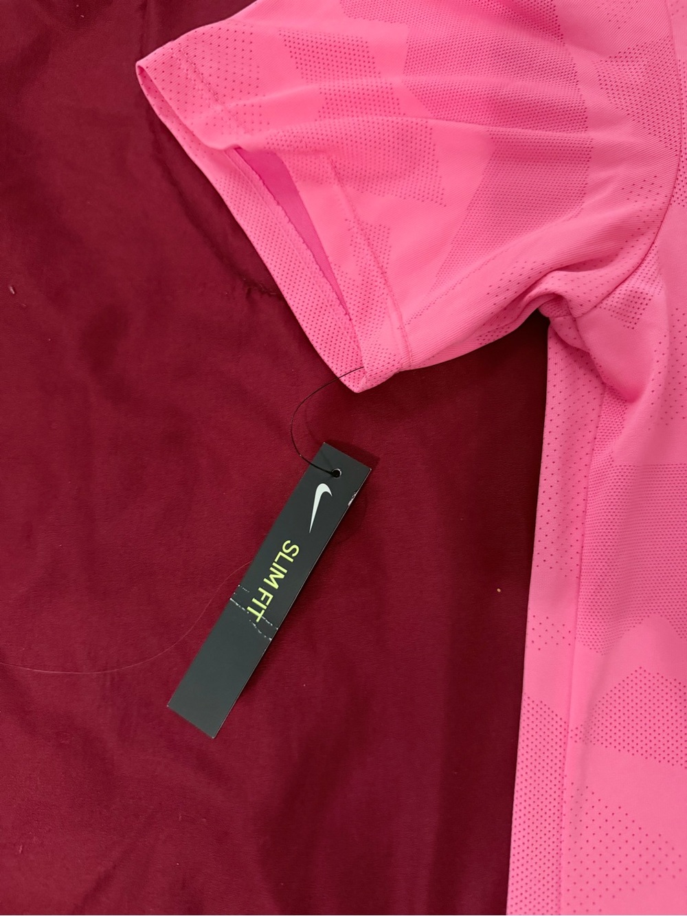 Nike Men’s Pink Short Sleeve Dri-FIT Tee - Picture 6 of 7